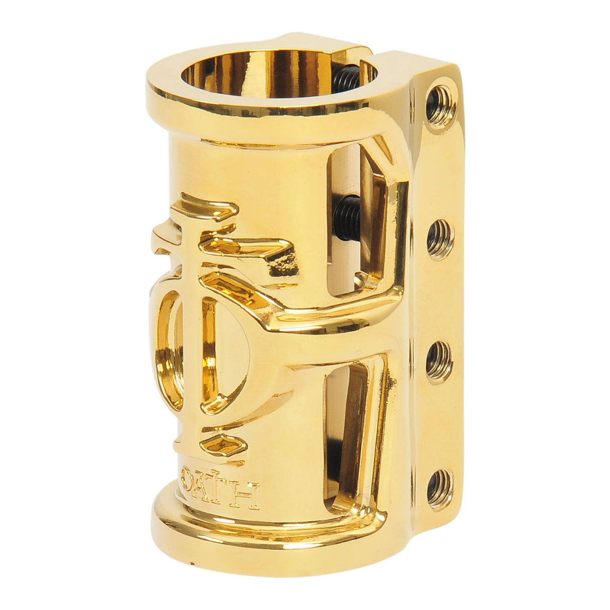 Oath Cage Alloy SCS 4-Bolt Clamp - Neo Gold