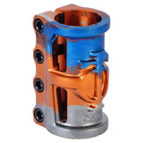 Oath Cage V2 Alloy 4 Bolt SCS Clamp - Orange/Blue/Titanium