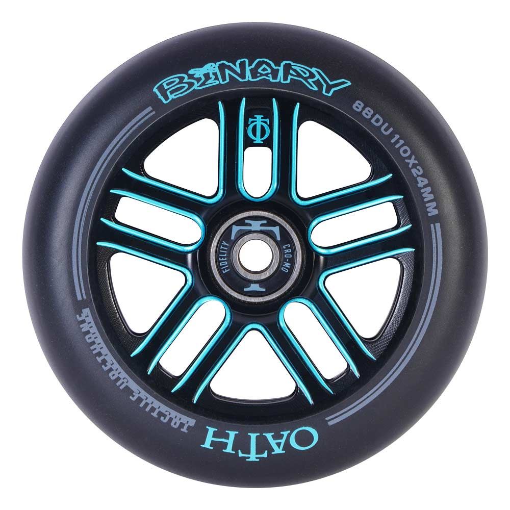 Oath Binary 110mm x 24mm Wheels - Black/Blue