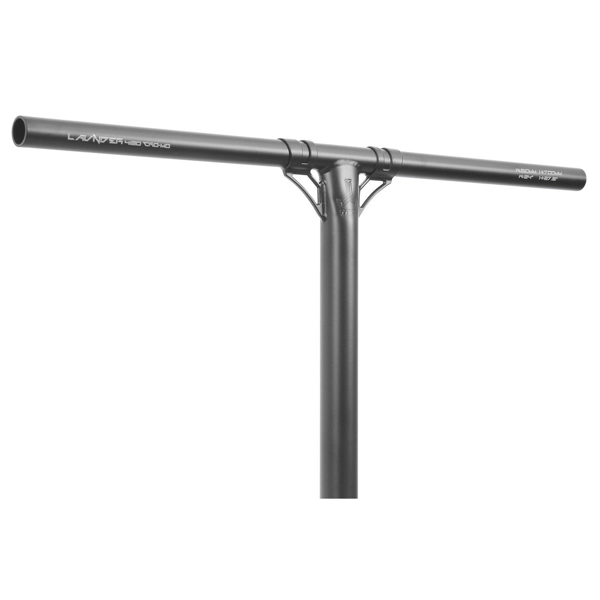 Triad Launder Chromoly Bars - Satin Black