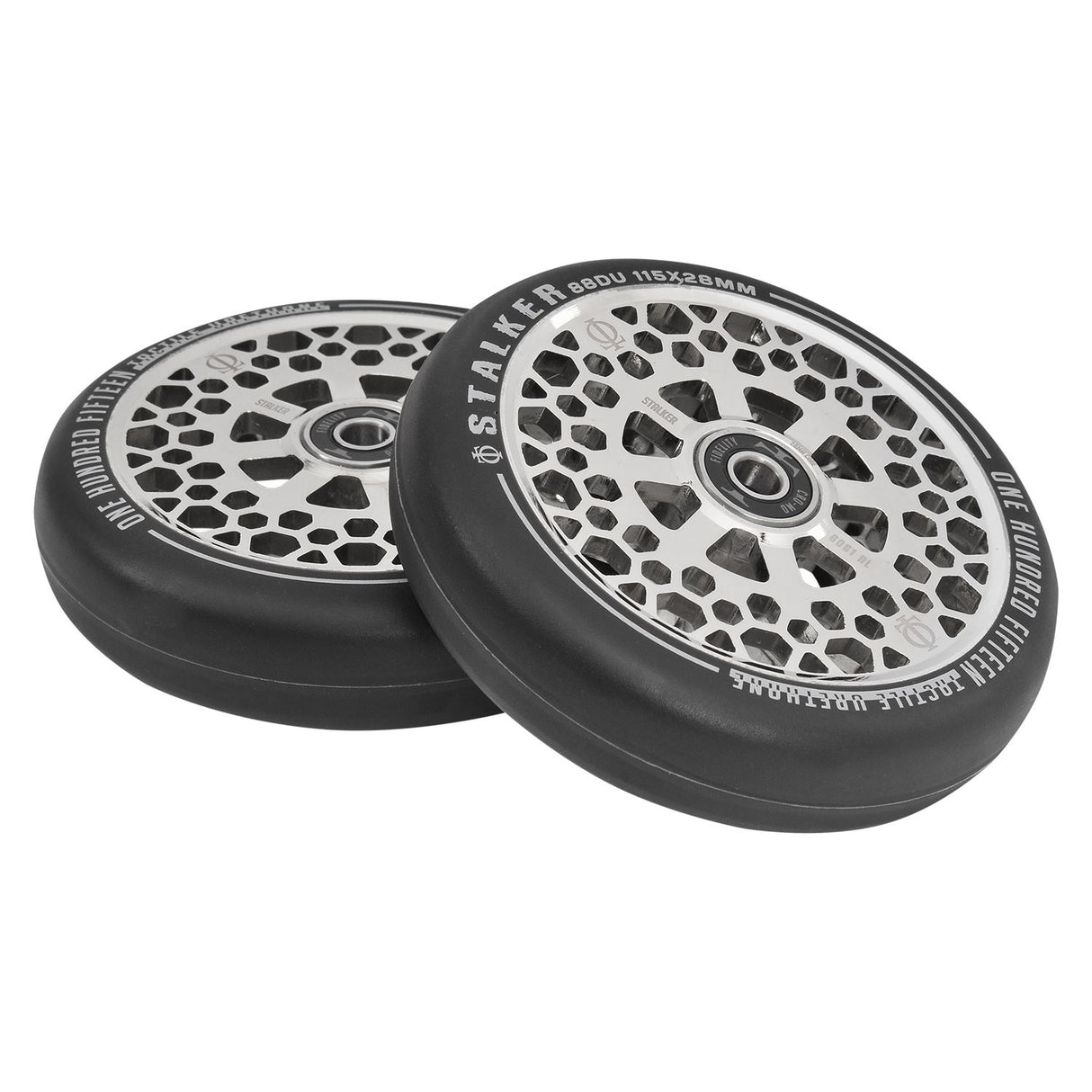 Oath Stalker 115mm x 28mm Wheels - Neo Silver