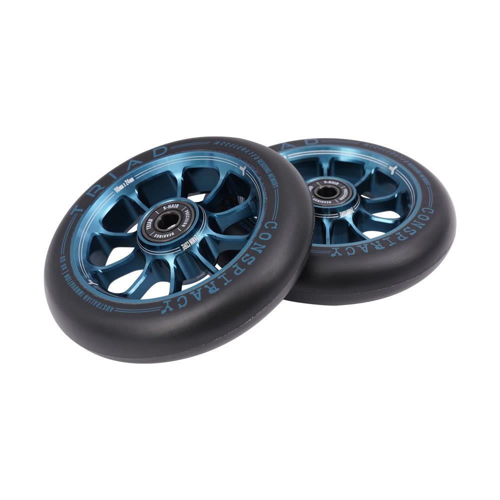 Triad Conspiracy Wheels 110mm x 24mm - Ano Blue