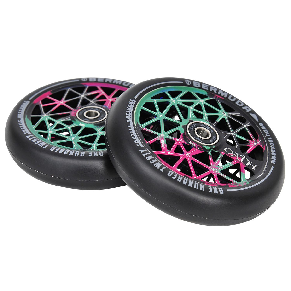 Oath Bermuda 120mm Wheels Green/Pink/Black