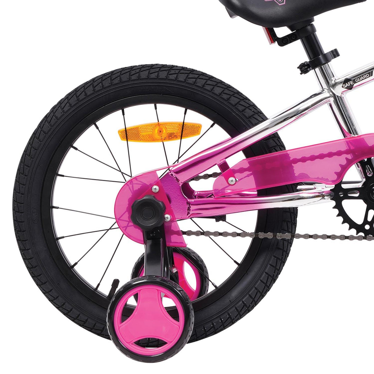 Sullivan 16" Safeguard Bicycle Pink/Black/Silver