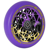 Oath Bermuda 120mm Wheels - Black/Purple/Yellow