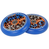 Oath Bermuda 120mm Wheels - Orange/Blue/Titanium