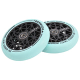 Oath Bermuda 120mm Wheels - Anodised Black/Teal