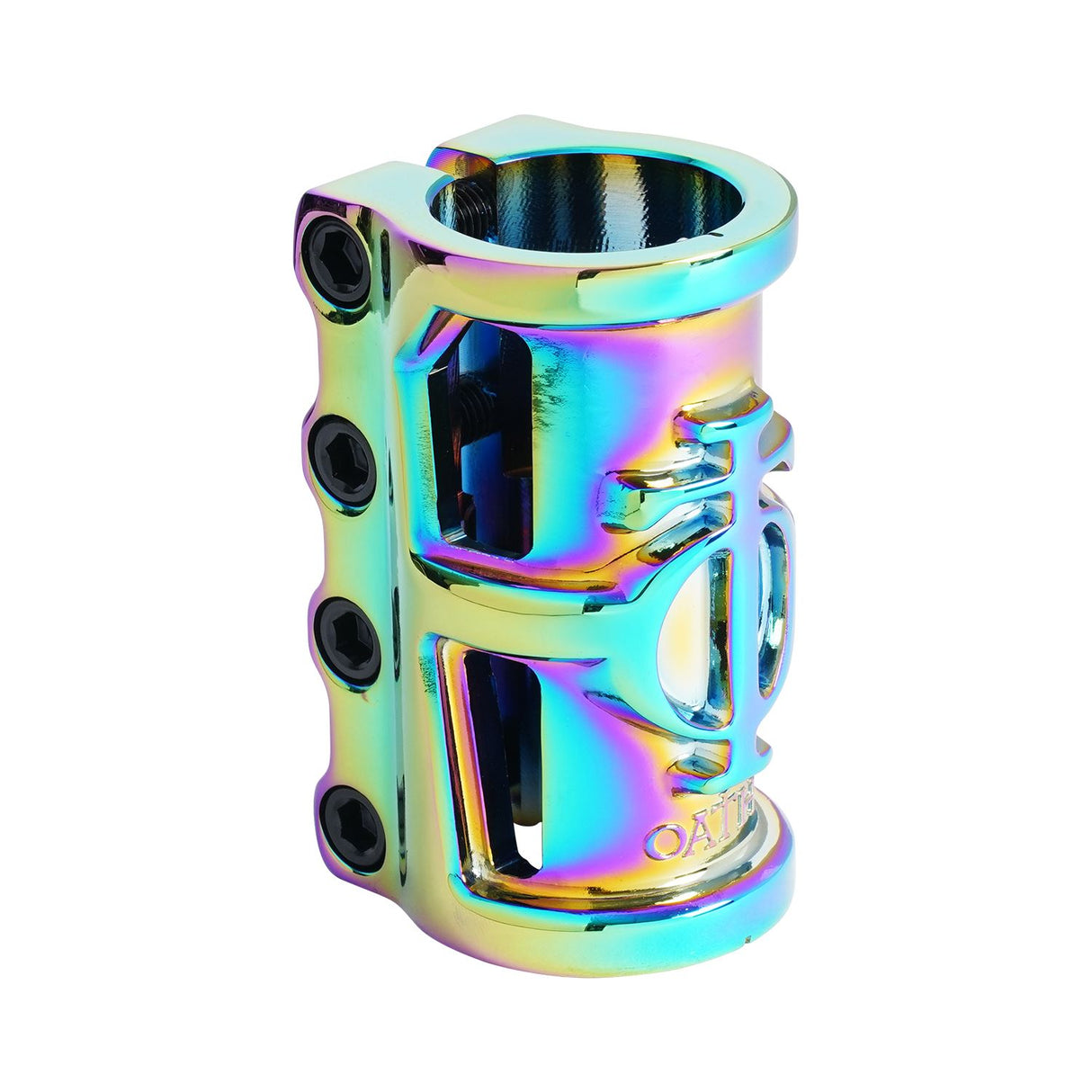 Oath Cage V2 Alloy 4 Bolt SCS Clamp Neo Chrome