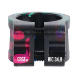 Oath Cage V2 Alloy 2 Bolt Clamp Green/Pink/Black